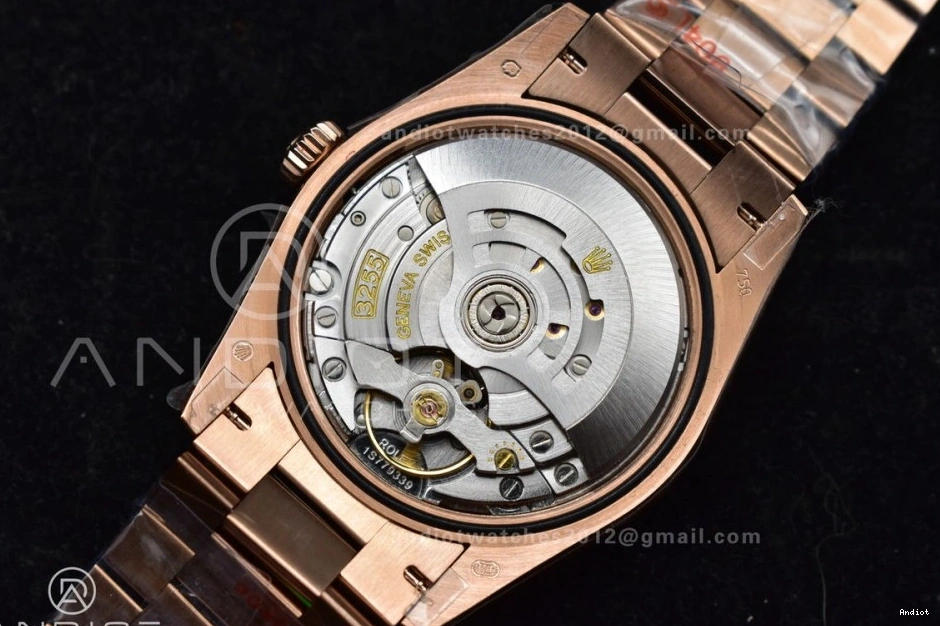 Roman QF Weight) President Grey Dial Best V5 Bracelet Edition vr3255 36 on RG Steel 904L DayDate (Gain 0514